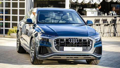Audi Q8 pristatymo Kaune akimirka