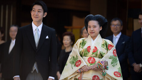 Japonijos princesės Ayako ir nekilmingo verslininko Kei Moriya vestuvės