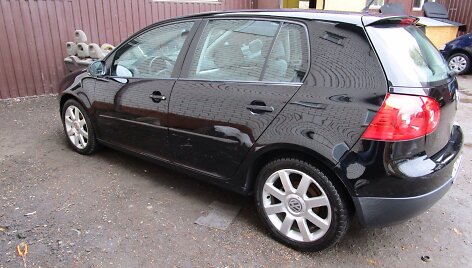 Pavogtas VW Golf