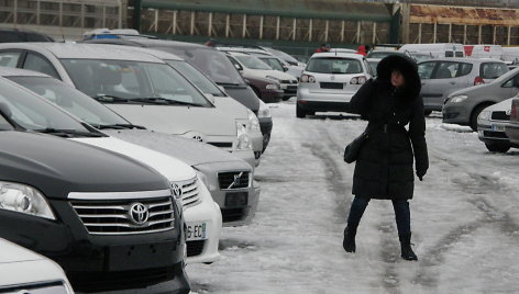 Kauno automobilių turgus sausį