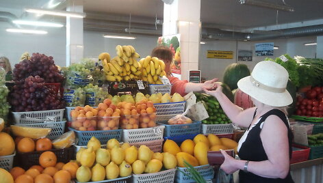 Klaipėdos turgaus prekeiviai