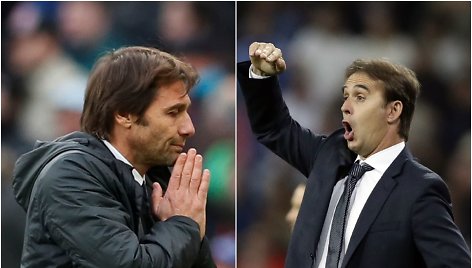 Antonio Conte Ir Julenas Lopetegui