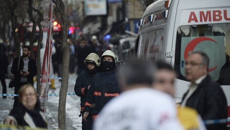 Stambulo centre dėl dujų nuotėkio nugriaudėjo sprogimas daugiabutyje.