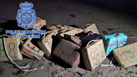 Ispanijoje konfiskuoti narkotikai