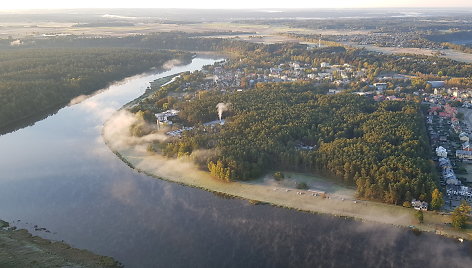 Skrydis virš Nemuno kilpų regioninio parko