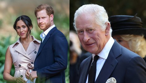 Meghan Markle, princas Harry, Karolis III