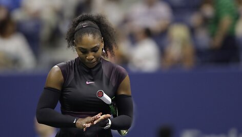 Serena Williams prie&scaron; Karoliną Pli&scaron;kovą