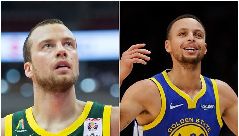 Lukas Lekavičius ir Stephenas Curry