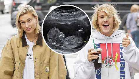 Justinas Bieberis per balandžio 1-ąją pamelavo, kad jo žmona Hailey Baldwin laukiasi