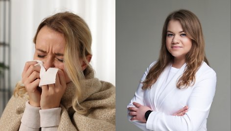 Sloga / Gydytoja Edita Samackaitė / fotokoliažas / Shutterstock ir asmeninio albumo nuotr.