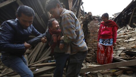 Nepalas po galingo žemės drebėjimo