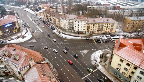 Savanorių pr. ir Tvirtovės al. sankryža Kaune