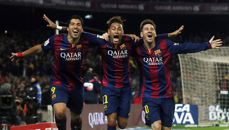 Luisas Suarezas, Neymaras, Lionelis Messi