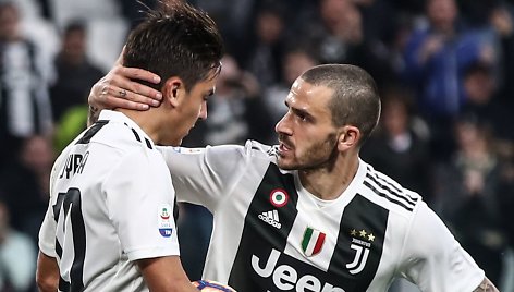 Paulo Dybala ir Leonardo Bonucci 