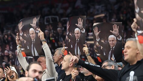 &bdquo;Partizan&ldquo; sirgalių palaikymas Željko Obradovičiui
