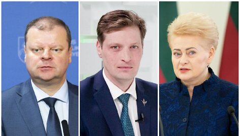 Saulius Skvernelis, Kęstutis Mažeika, Dalia Grybauskaitė