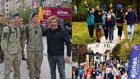 Vilniaus gatves užpildė ėjimo dalyviai