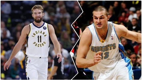 Domantas Sabonis ir Linas Kleiza