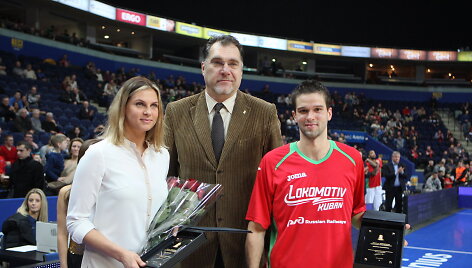 Lina Pikčiūtė, Arvydas Sabonis ir Mantas Kalnietis