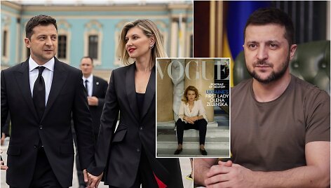 Volodymyras Zelenskis ir Olena Zelenska