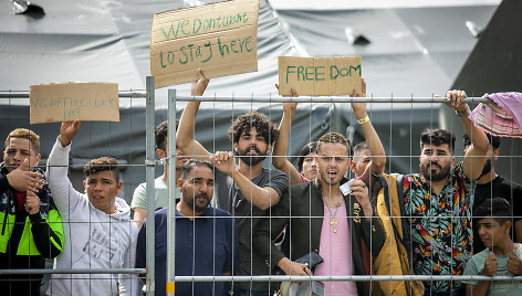 Migrantai Druskininkų užkardoje