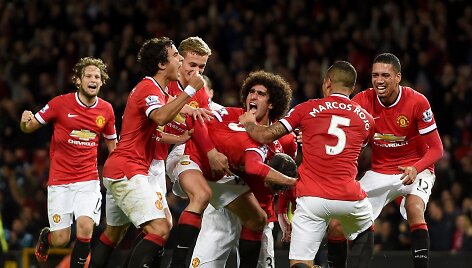 &bdquo;Manchester United&ldquo; komandos džiaugsmas