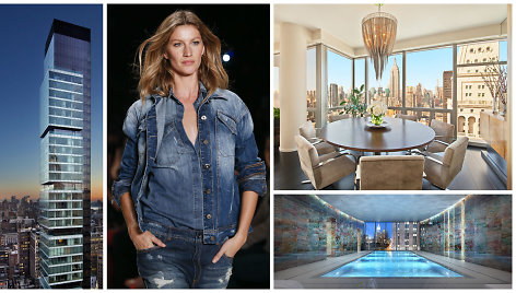 Gisele Bundchen ir Tomo Brady apartamentai