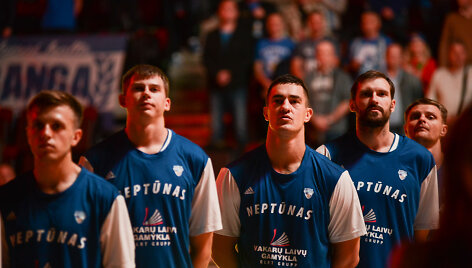 LKL rungtynėse: Klaipėdos &bdquo;Neptūnas&ldquo;.
