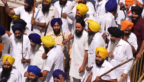 Sikhų susirėmimas &Scaron;iaurės Indijoje 