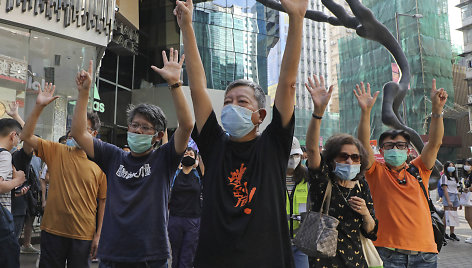 Darbo dienos protestai Honkonge