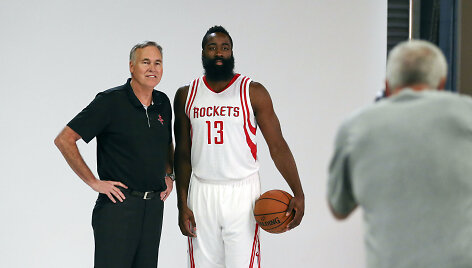 Mike'as D'Antoni ir Jamesas Hardenas