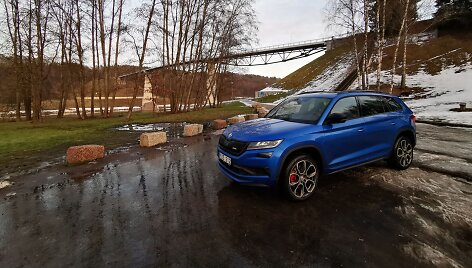 &bdquo;&Scaron;koda&ldquo; žygis per Lietuvą į Alytų. Istorinio geležinkelio Alytus-Varėna pėdsakai, Alytaus pėsčiųjų tiltas