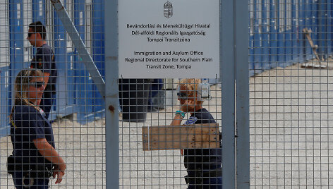 Migrantų stovykla Vengrijoje