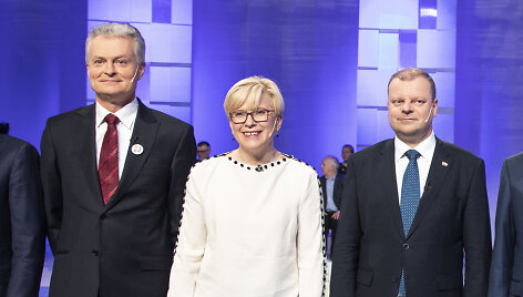 Gitanas Nausėda, Ingrida &Scaron;imonytė, Saulius Skvernelis
