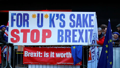Britai laukia sprendimo dėl &bdquo;Brexit&ldquo;