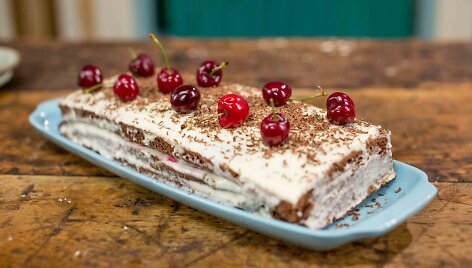 &bdquo;Sudegęs&ldquo; tarpukario tortas su &scaron;okoladu