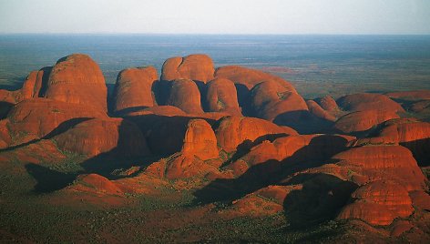 Kata Tjuta uolos Australijoje 