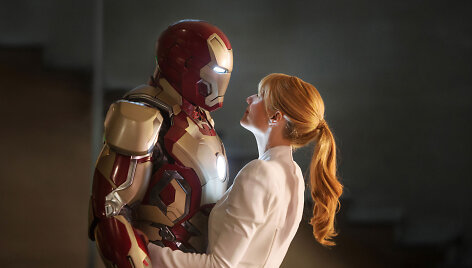 Robertas Downey jaunesnysis ir Gwyneth Paltrow filme &bdquo;Geležinis žmogus 3&ldquo;