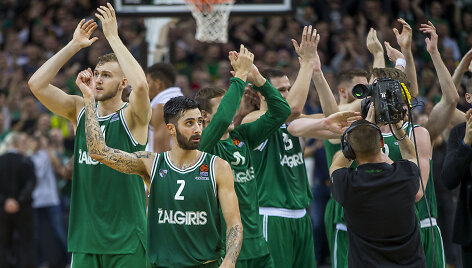 Kauno &bdquo;Žalgiris&ldquo; &scaron;venčia pergalę prie&scaron; Madrido &bdquo;Real&ldquo;   