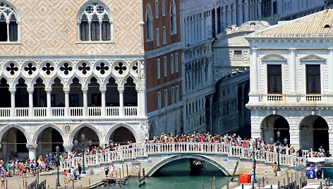 Turistai Venecijoje