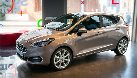 Naujosios &bdquo;Ford Fiesta&ldquo; pristatymas Milane