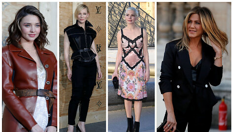 Miranda Kerr, Cate Blanchett, Michelle Williams ir Jennifer Aniston