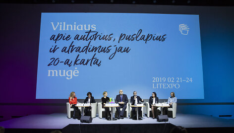 Vilniaus knygų mugės spaudos konferencija