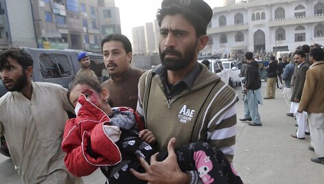 Pakistano armijos mokykloje įvykdytas i&scaron;puolis
