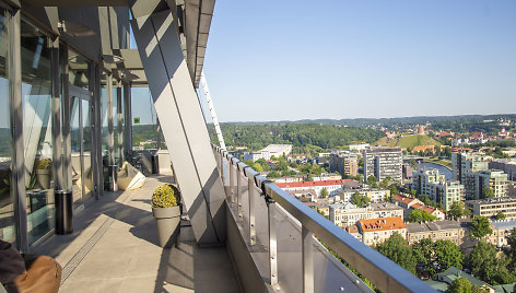 20-o Vilniaus savivaldybės aukšto atvėrimo akimirka