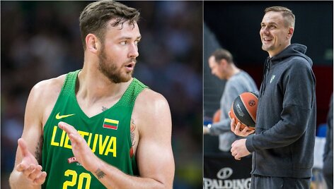 Donatas Motiejūnas ir Robertas Javtokas