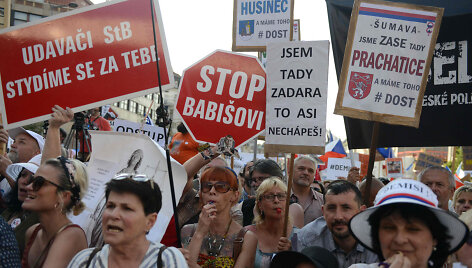 Protestas Čekijoje