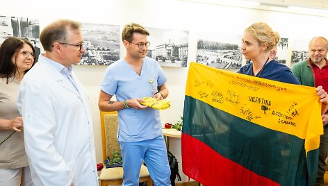 Kauno klinikose sutinkami i&scaron; Ukrainos grįžę medikai 