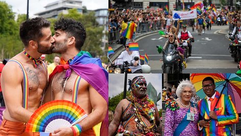 Londone – pirmojo miesto „Pride“ parado 50-osios metinės