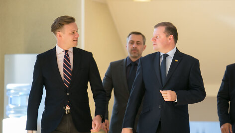 Gabrielius Landsbergis ir Saulius Skvernelis